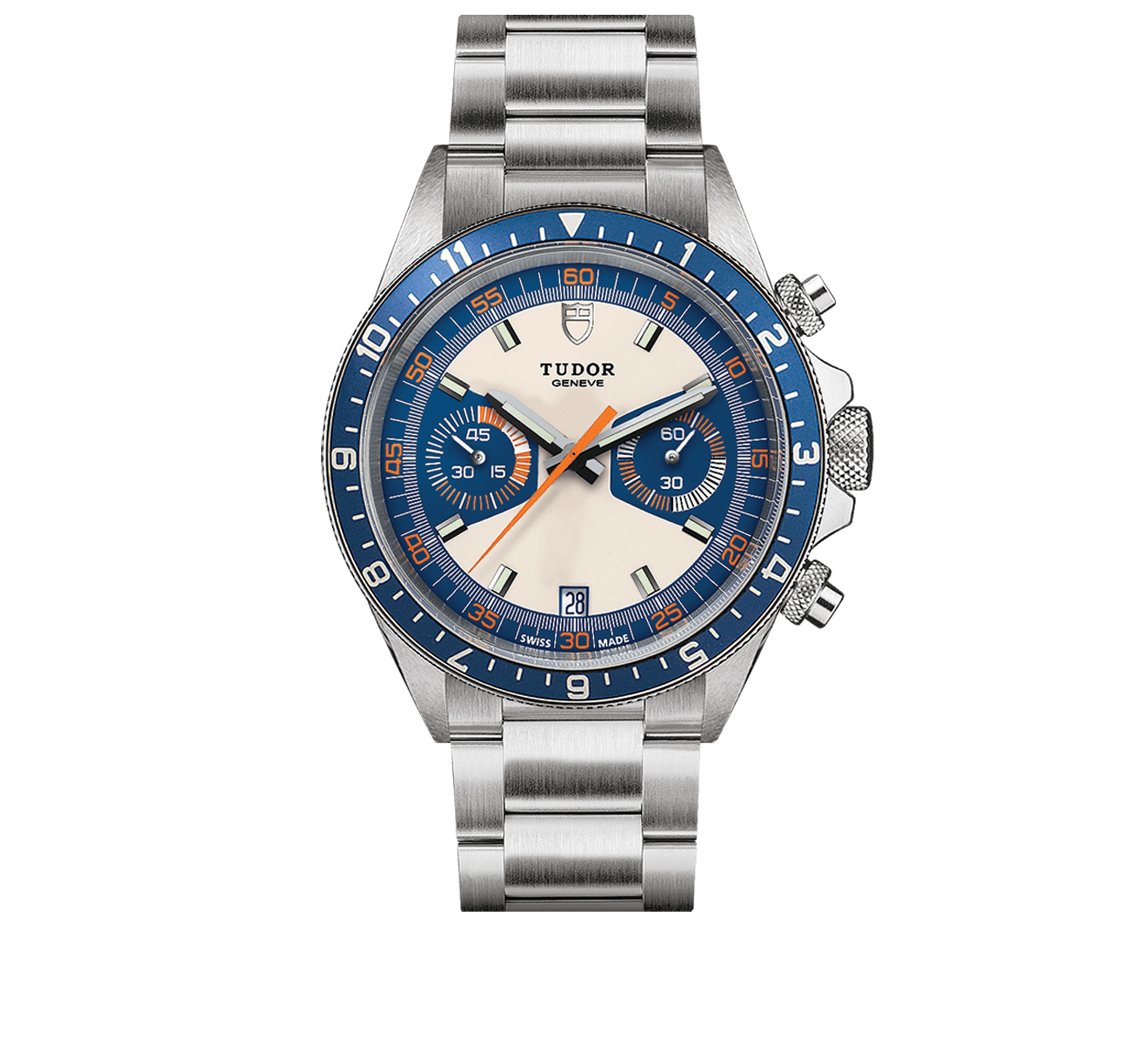 Часы Chrono Blue Tudor Tudor Heritage 70330B/95740/OPALINE BLUE - фото 1 – Mercury