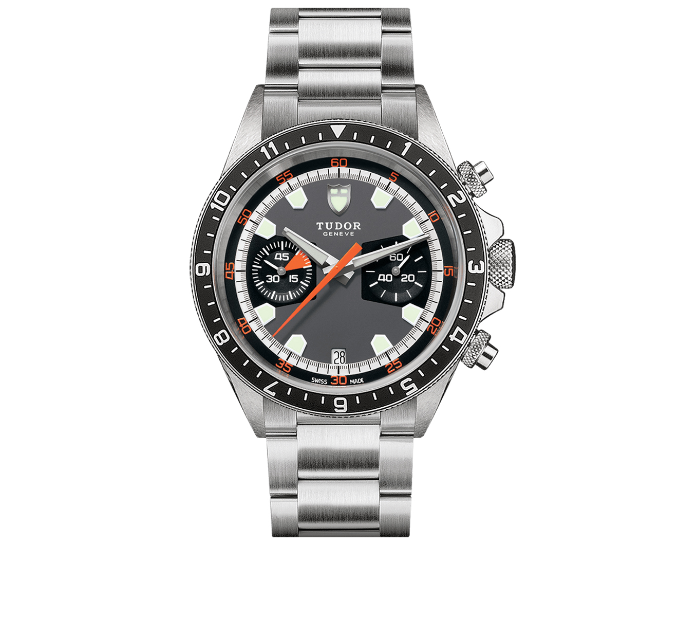 Часы Chrono Tudor Tudor Heritage 70330N/95740/GREY BLACK - фото 1 – Mercury