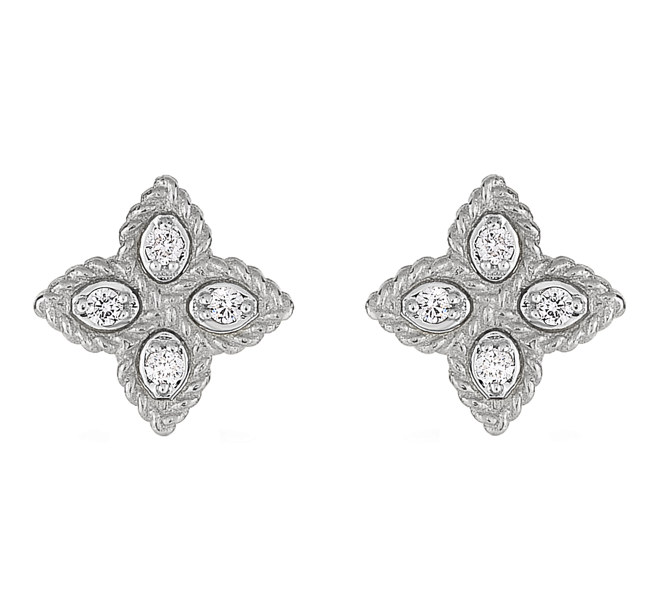 Серьги Roberto Coin Princess Flower ADR777EA0641(W) - фото 1 – Mercury