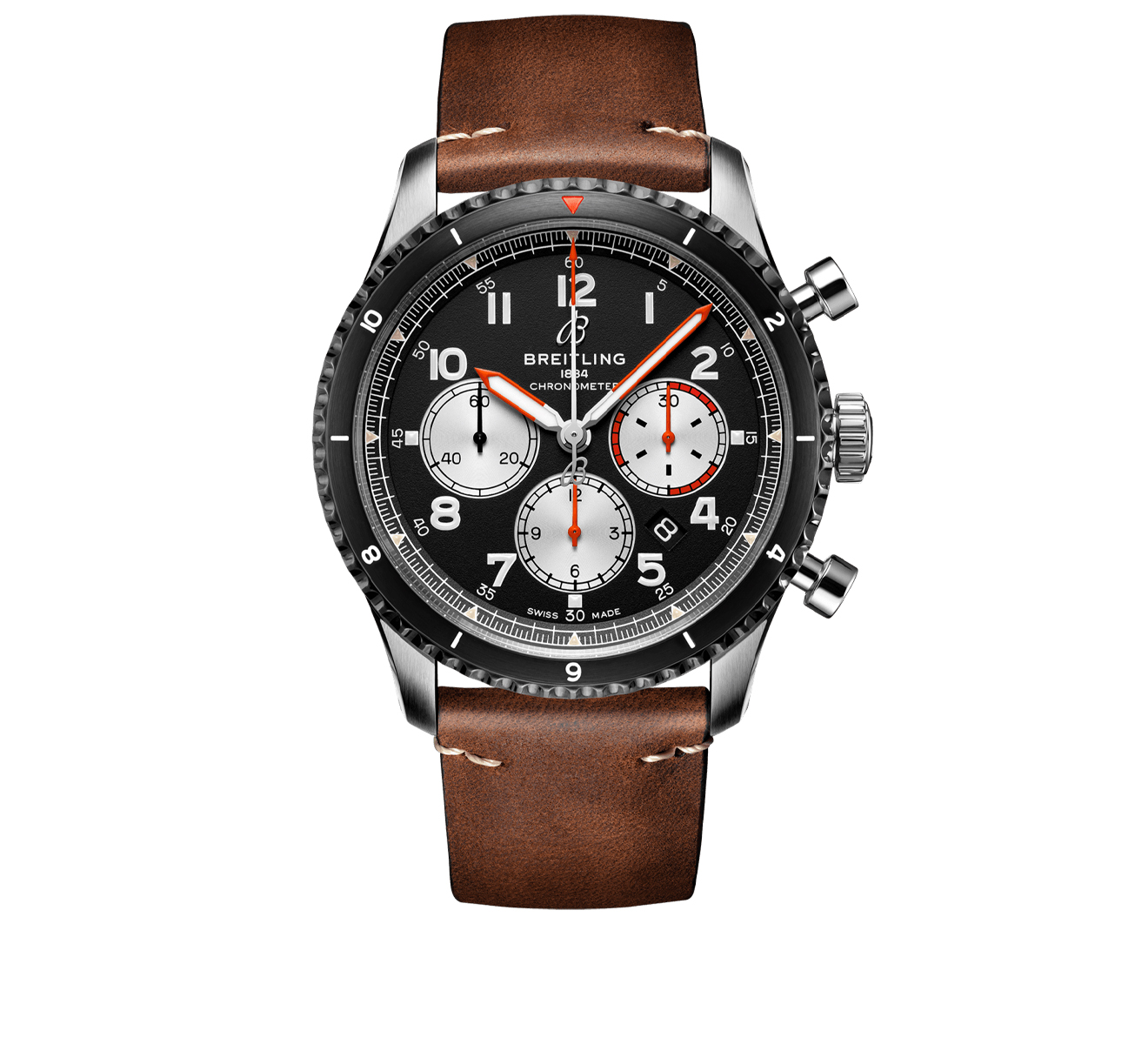 Часы Aviator 8 B01 Chronograph 43 Mosquito Breitling Aviator 8 AB01194A1B1X1 - фото 1 – Mercury