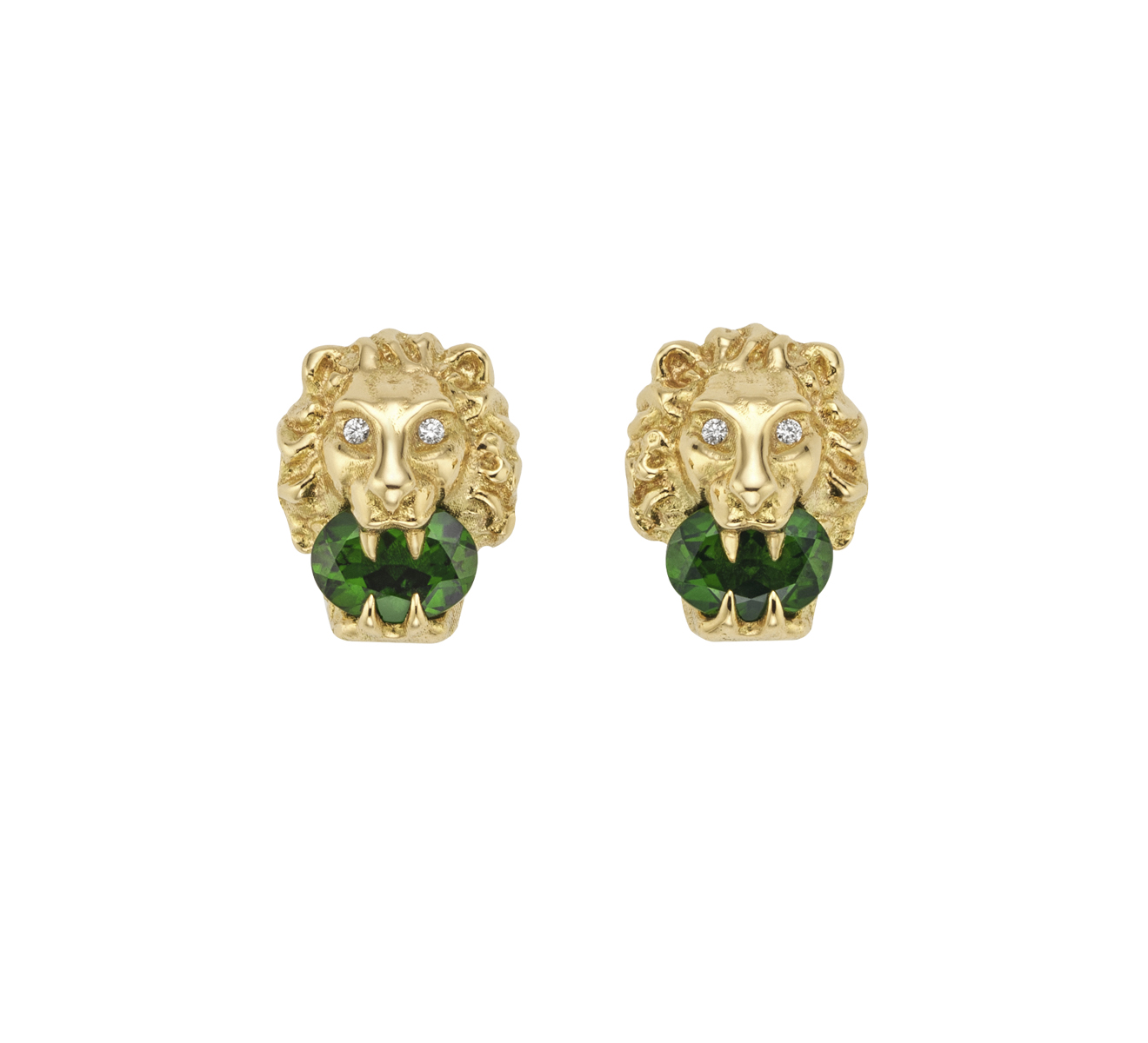 Серьги Gucci Lionhead YBD609866001 - фото 1 – Mercury