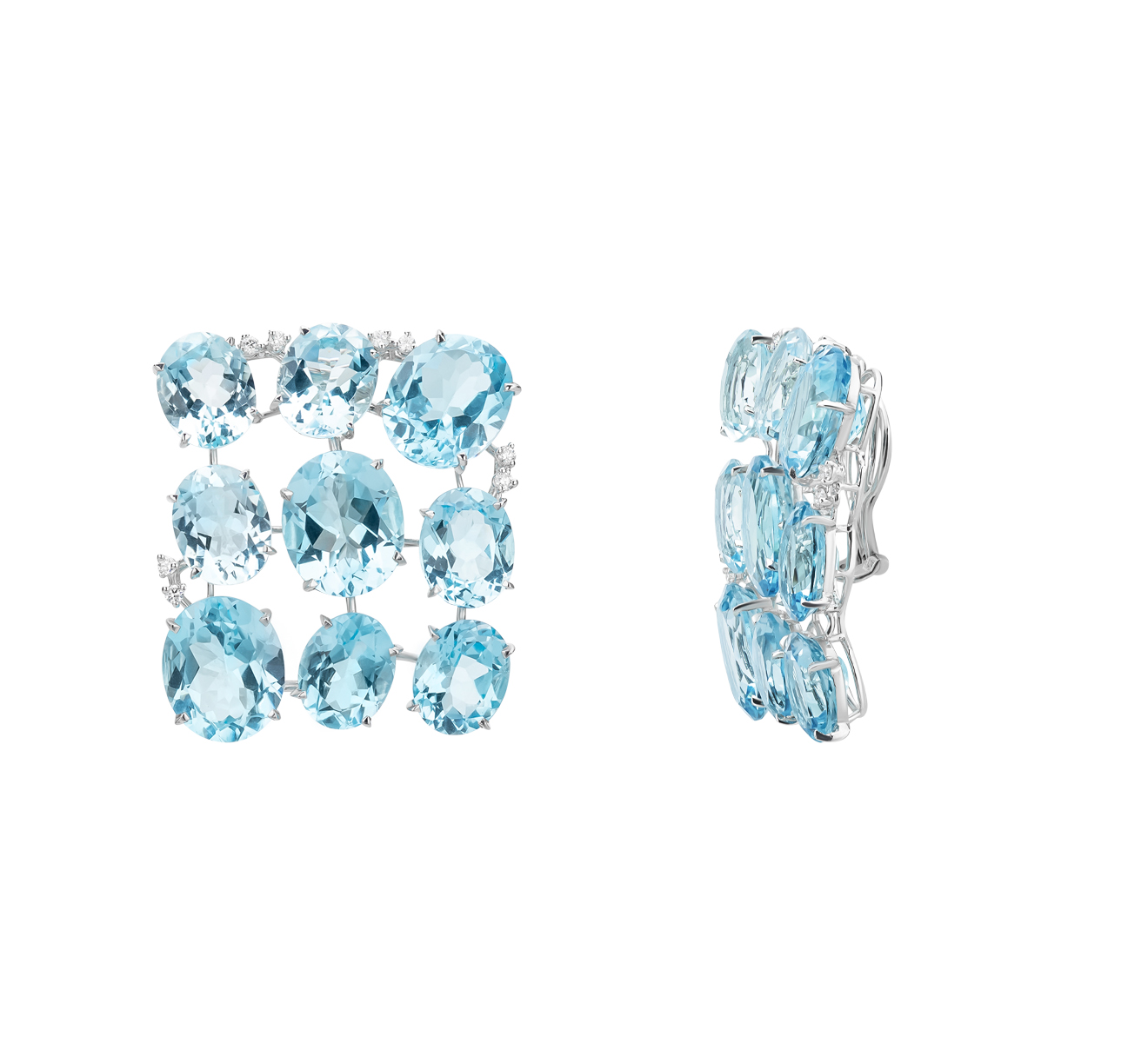 Серьги CASATO Madagascar ORX-1186TABT-W - фото 2 – Mercury