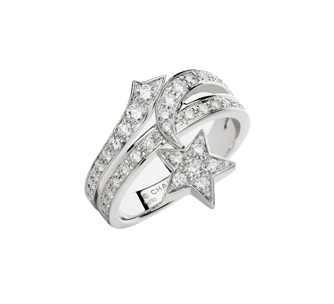 Кольцо Chanel Comete J10812 - фото 1 – Mercury