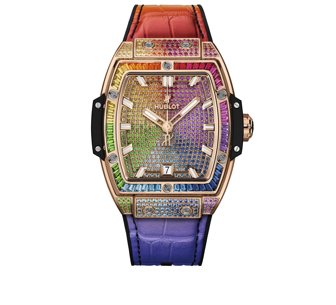 Часы King Gold Rainbow HUBLOT Spirit of Big Bang 665.OX.9910.LR.0999 - фото 1 – Mercury