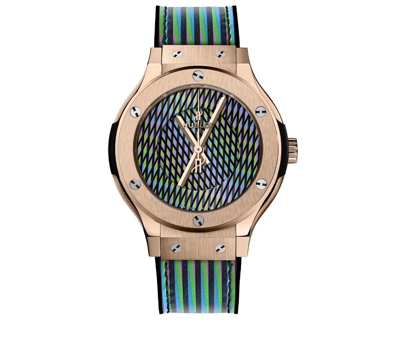 Часы Cruz Diez King Gold HUBLOT Classic Fusion 565.OX.8900.VR.CZD19 - фото 1 – Mercury