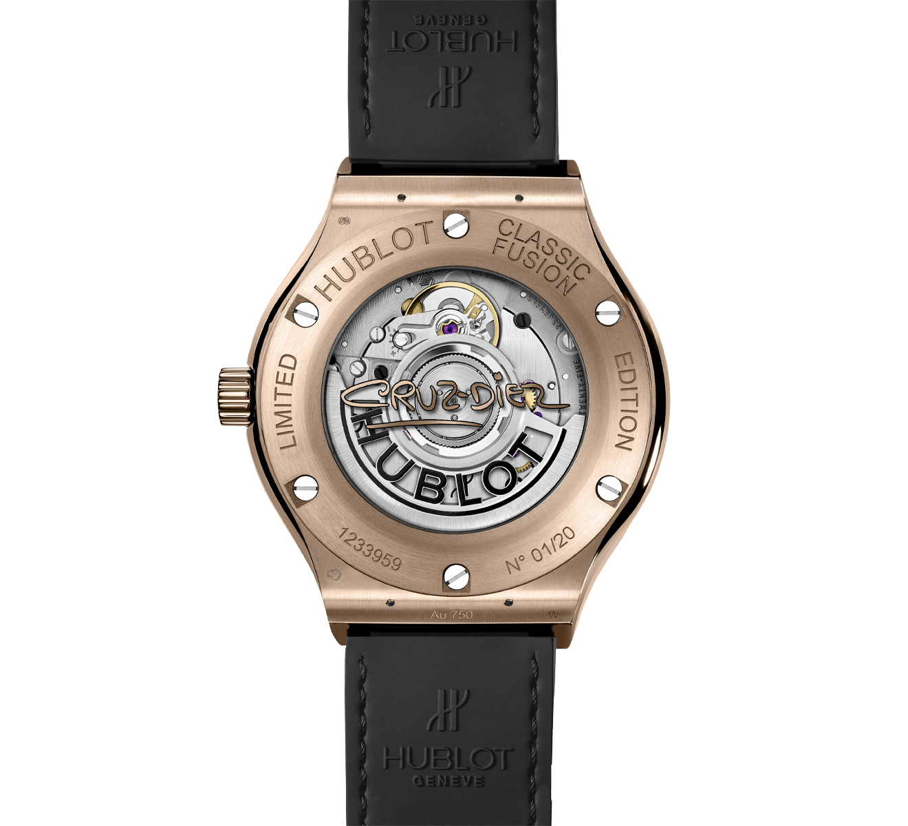 Часы Cruz Diez King Gold HUBLOT Classic Fusion 565.OX.8900.VR.CZD19 - фото 2 – Mercury