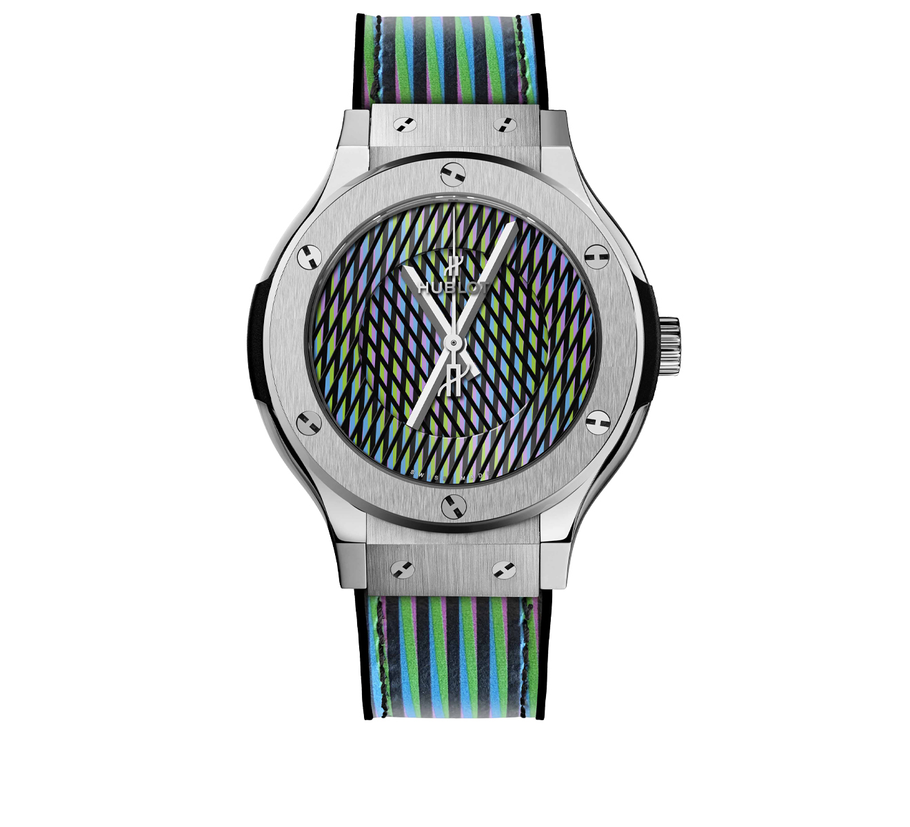 Часы Cruz Diez Titanium HUBLOT Classic Fusion 565.NX.8900.VR.CZD19 - фото 1 – Mercury