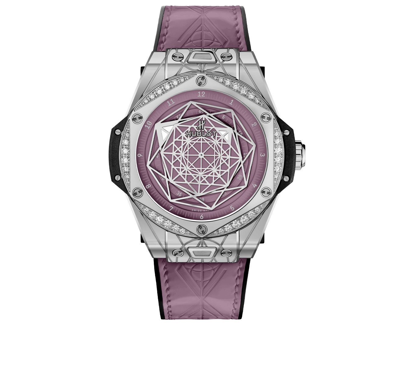 Часы One Click Sang Bleu Steel Pink HUBLOT Big Bang 465.SS.89P7.VR.1204.MXM20 - фото 1 – Mercury