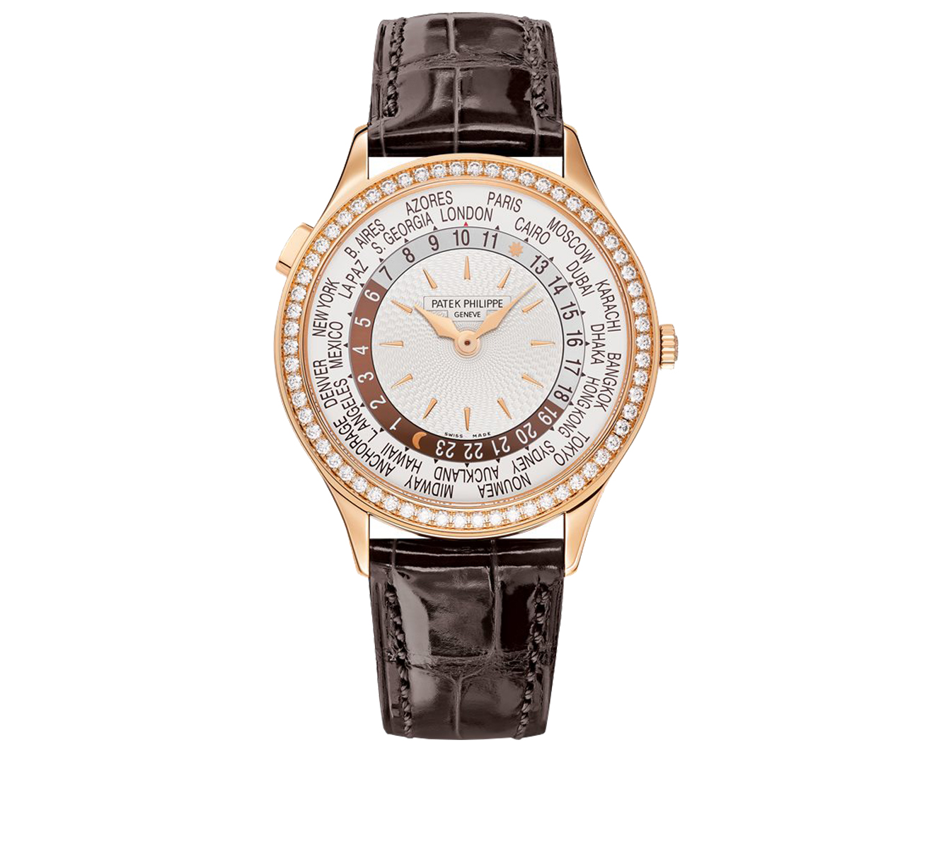 Часы Rose Gold World Time PATEK PHILIPPE Complications 7130 R-013 - фото 1 – Mercury