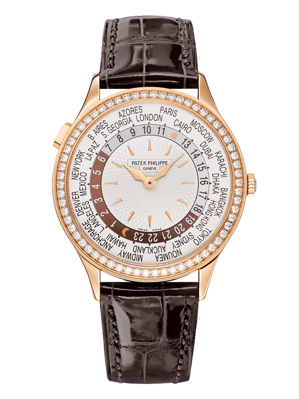 Часы Rose Gold World Time