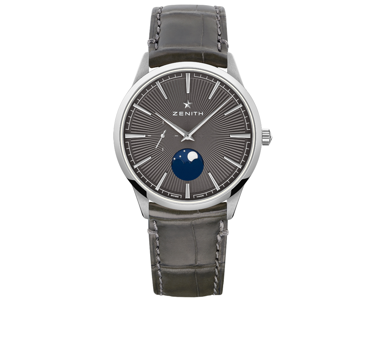 Часы Elite Moonphase Grey ZENITH Elite 03.3100.692/03.C923 - фото 1 – Mercury