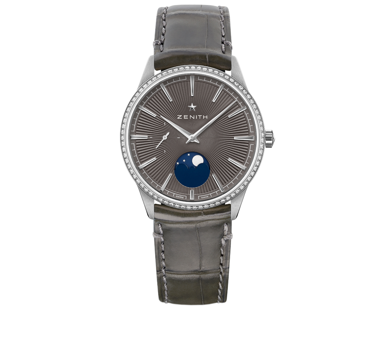 Часы Moonphase Grey ZENITH Elite 16.3200.692/03.C833 - фото 1 – Mercury