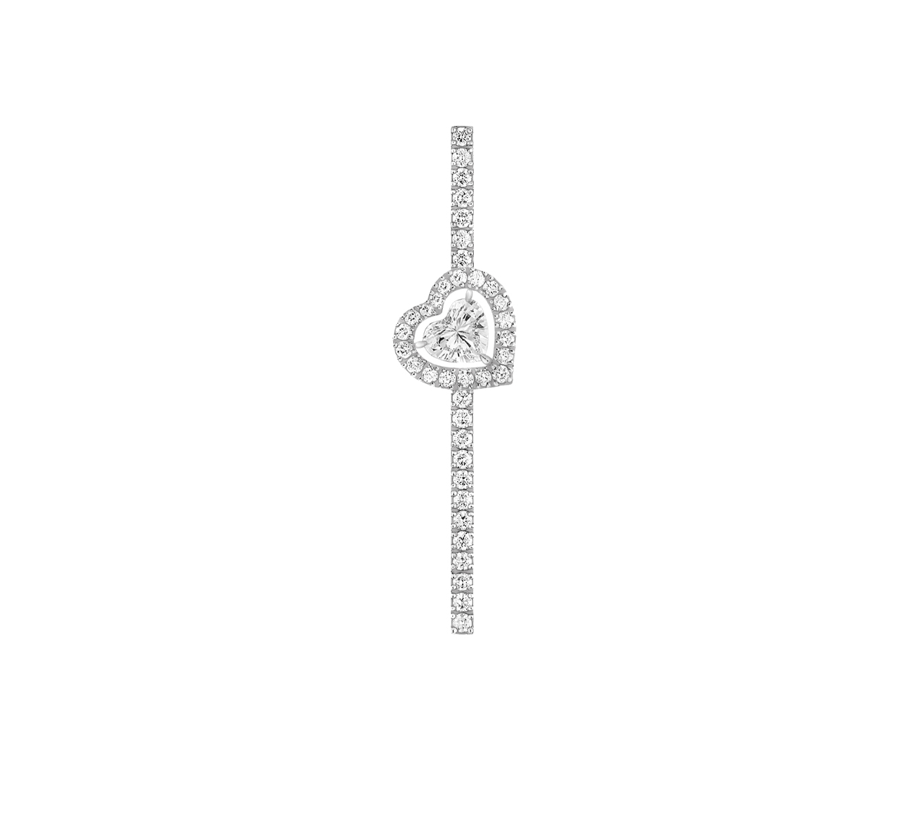 Серьга MESSIKA Joy 11433-WG - фото 1 – Mercury
