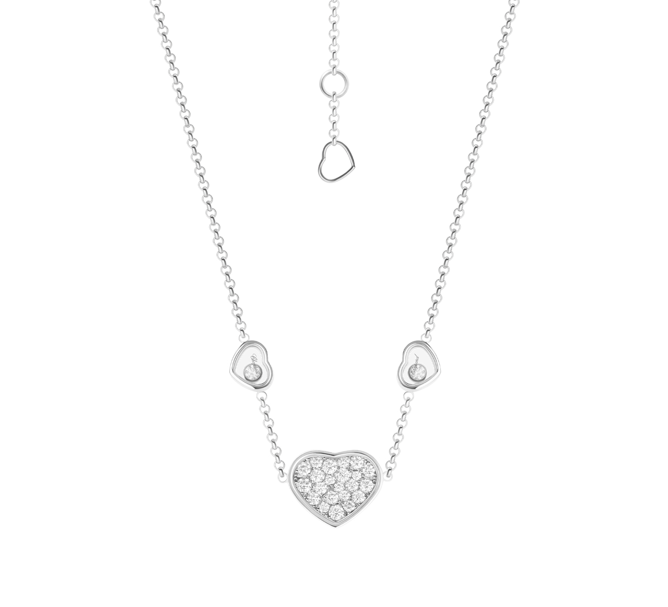 Колье Chopard Happy Diamonds 81A082-1009 - фото 1 – Mercury