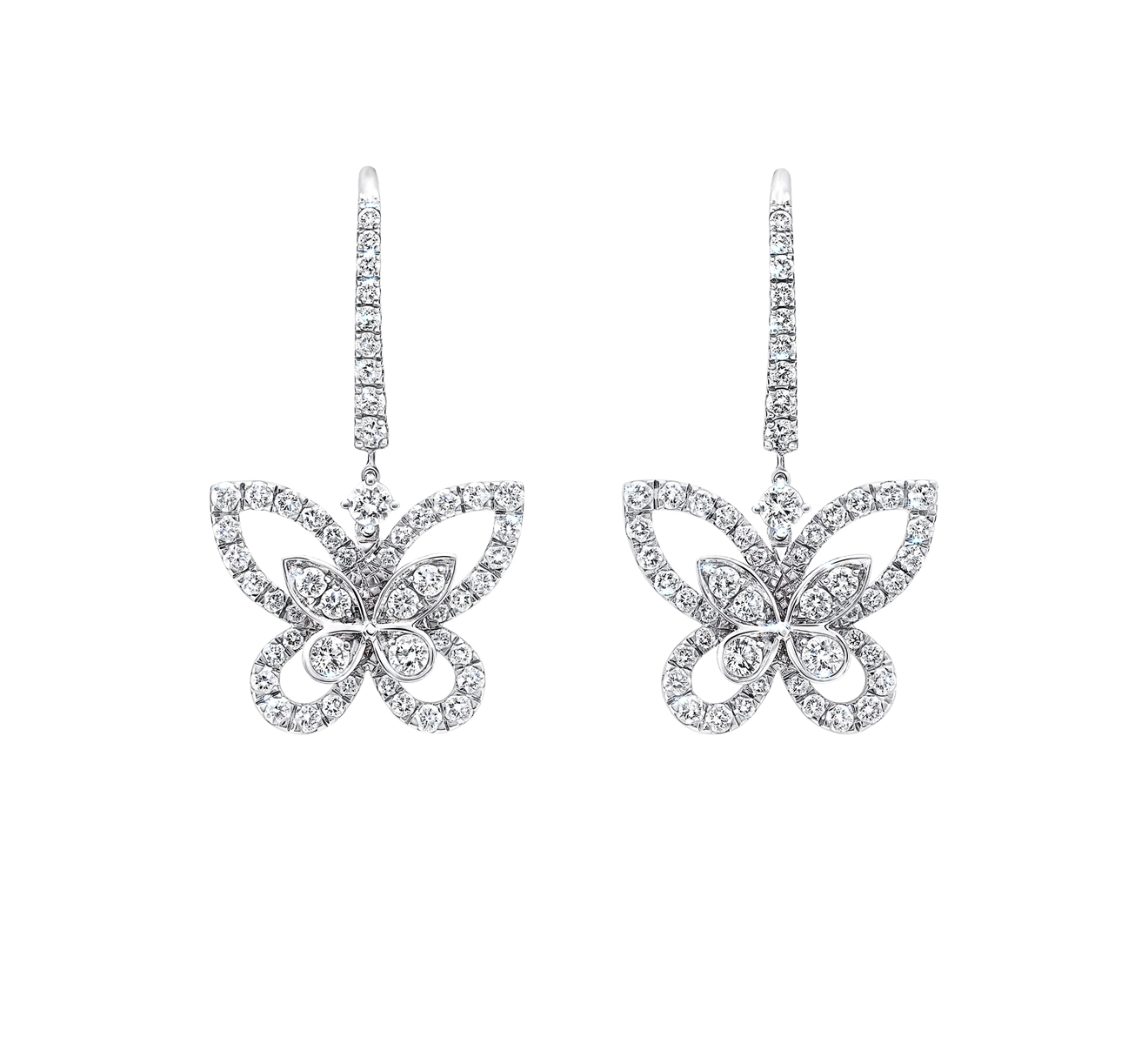 Серьги GRAFF Butterfly RGE 1617 - фото 1 – Mercury