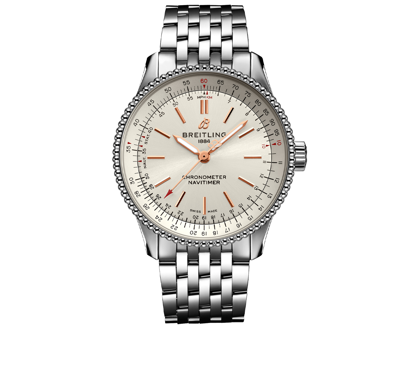 Часы Navitimer Automatic 35 Breitling Navitimer A17395F41G1A1 - фото 1 – Mercury