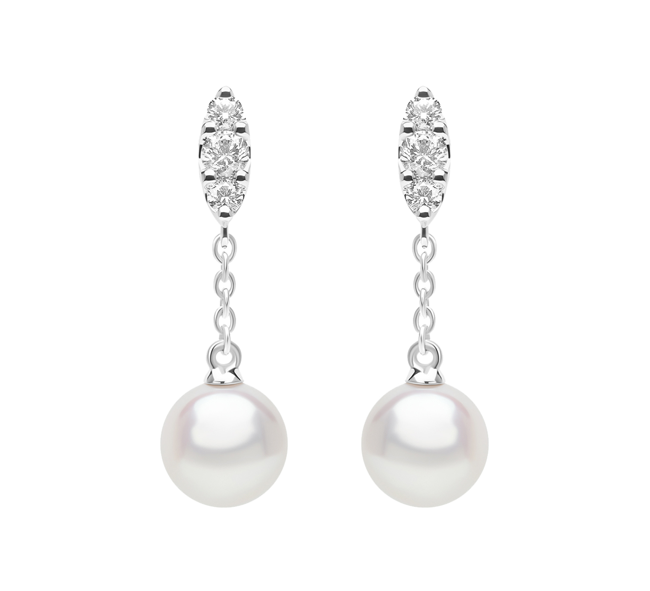 Серьги MIKIMOTO Morning Dew MEA 10329 ADXW - фото 1 – Mercury