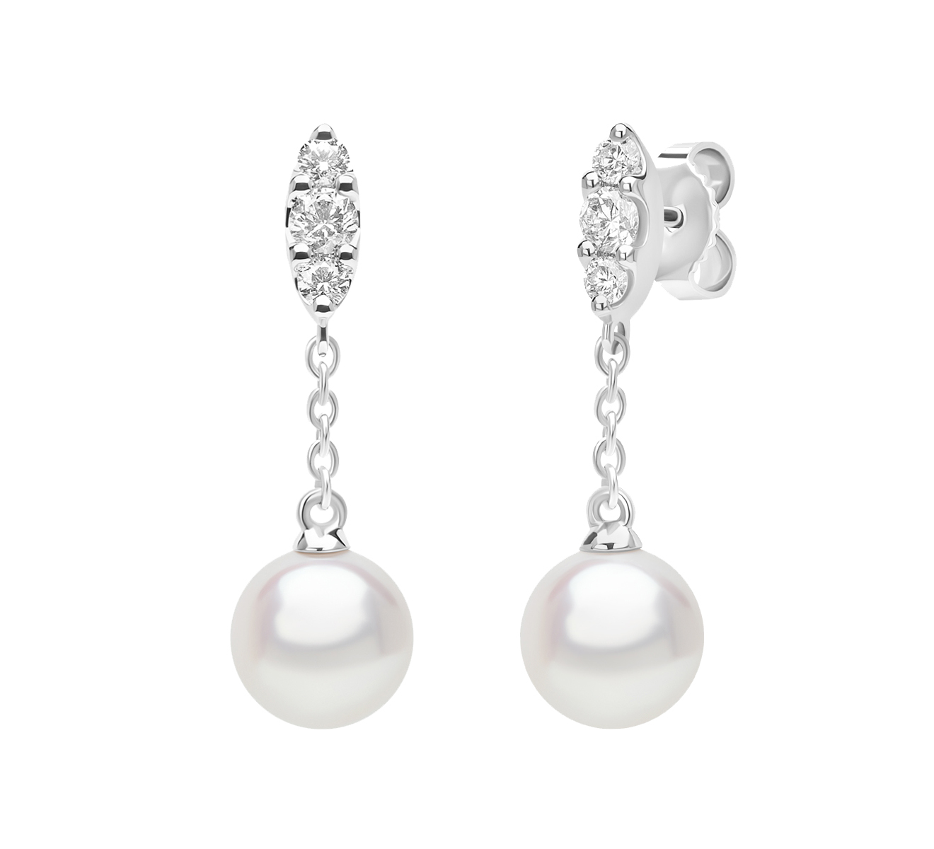 Серьги MIKIMOTO Morning Dew MEA 10329 ADXW - фото 2 – Mercury