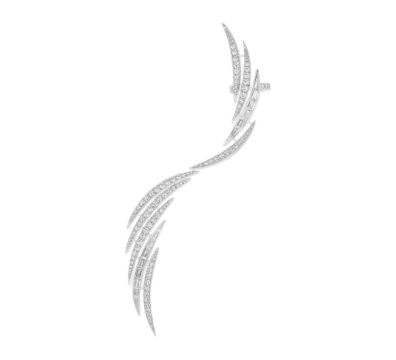 Серьга-клипса Spirited Wind MESSIKA Messika by Kate Moss 11301-WG - фото 1 – Mercury