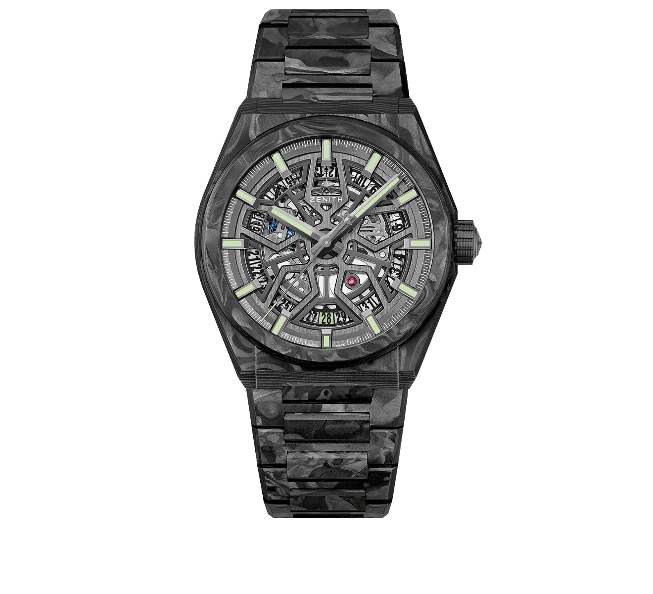 Часы Defy Classic Carbon Bracelet ZENITH Defy 10.9001.670/80.M9000 - фото 1 – Mercury