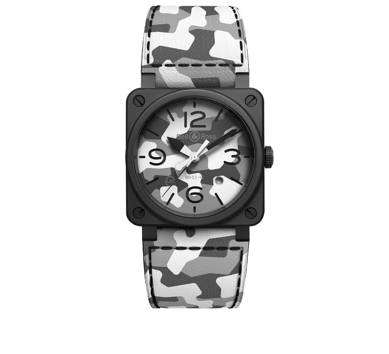 Часы BR 03-92 White Camo Bell&Ross BR 03 BR0392-CG-CE/SCA - фото 1 – Mercury