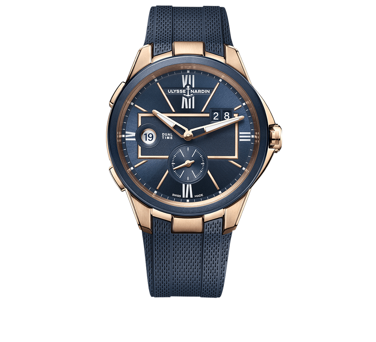 Часы Executive Dual Time Ulysse Nardin Executive 242-20-3/43 - фото 1 – Mercury