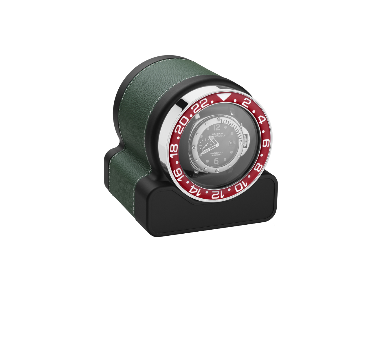 Шкатулка для часов с автоподзаводом SCATOLA del TEMPO Watch Winders ROTOR ONE SPORT GREEN T + RED - фото 1 – Mercury