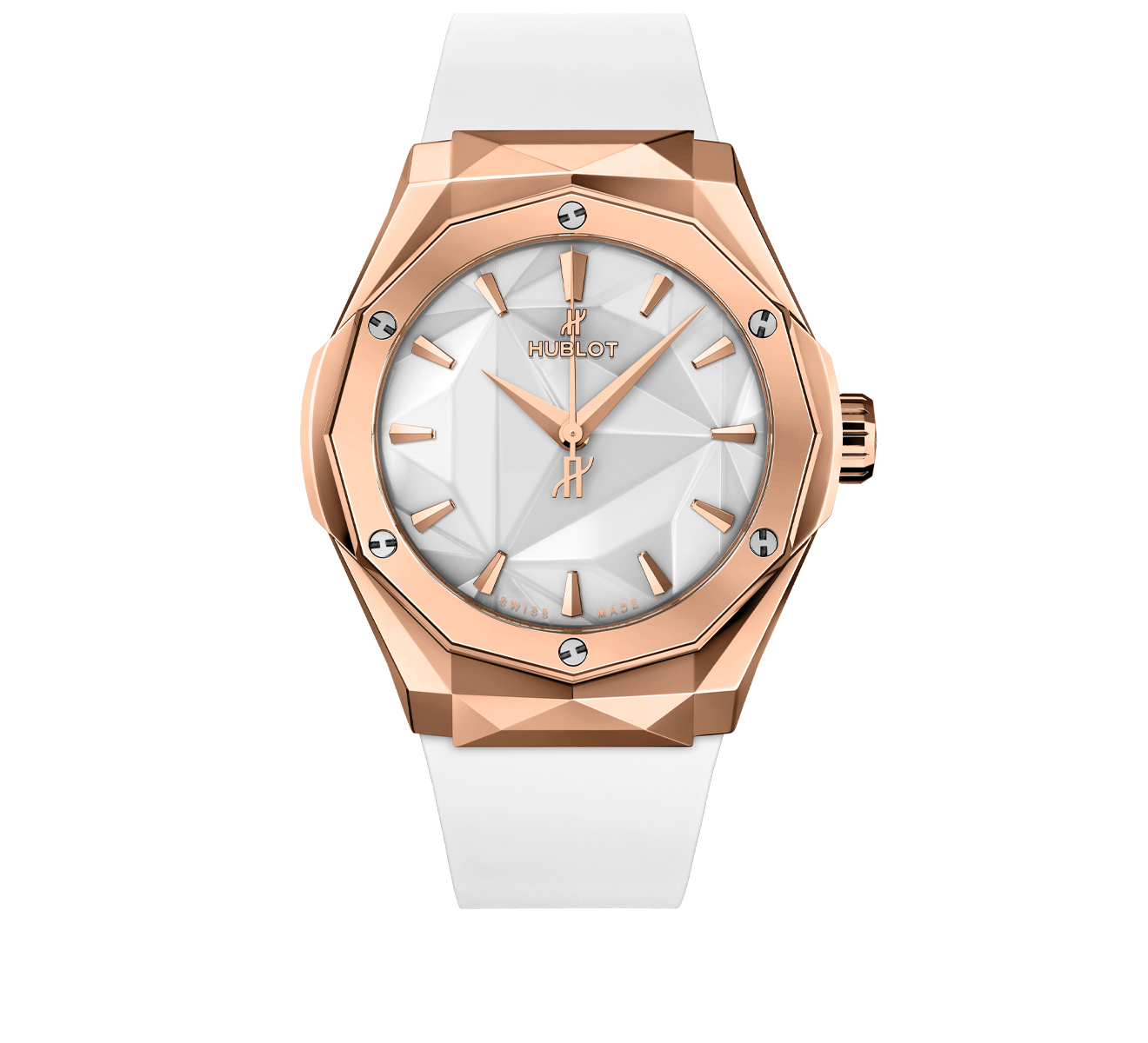 Часы Orlinski King Gold White HUBLOT Classic Fusion 550.OS.2200.RW.ORL20 - фото 1 – Mercury