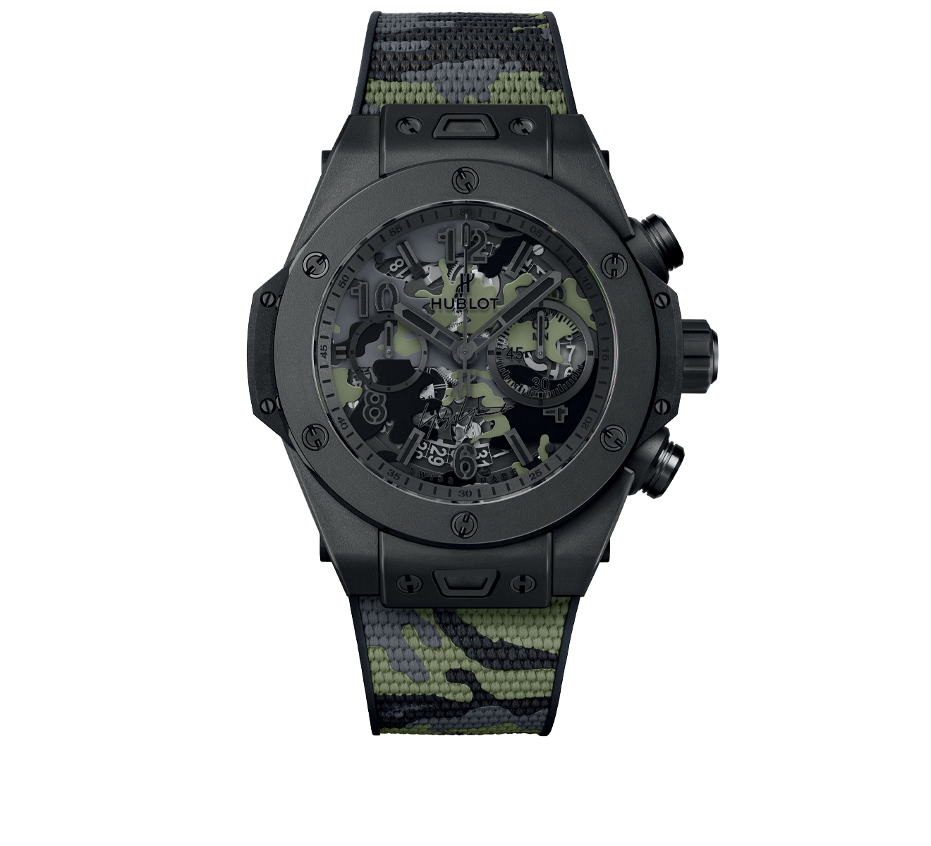 Часы Unico Camo Yohji Yamamoto HUBLOT Big Bang 411.CI.0114.RX.YOY20 - фото 1 – Mercury