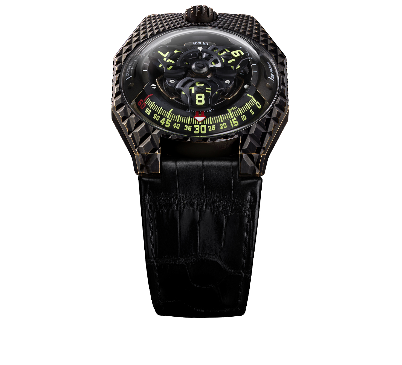 T rex watch. Urwerk ur 100v. Ur-100v t-Rex Urwerk. Urwerk Trex.