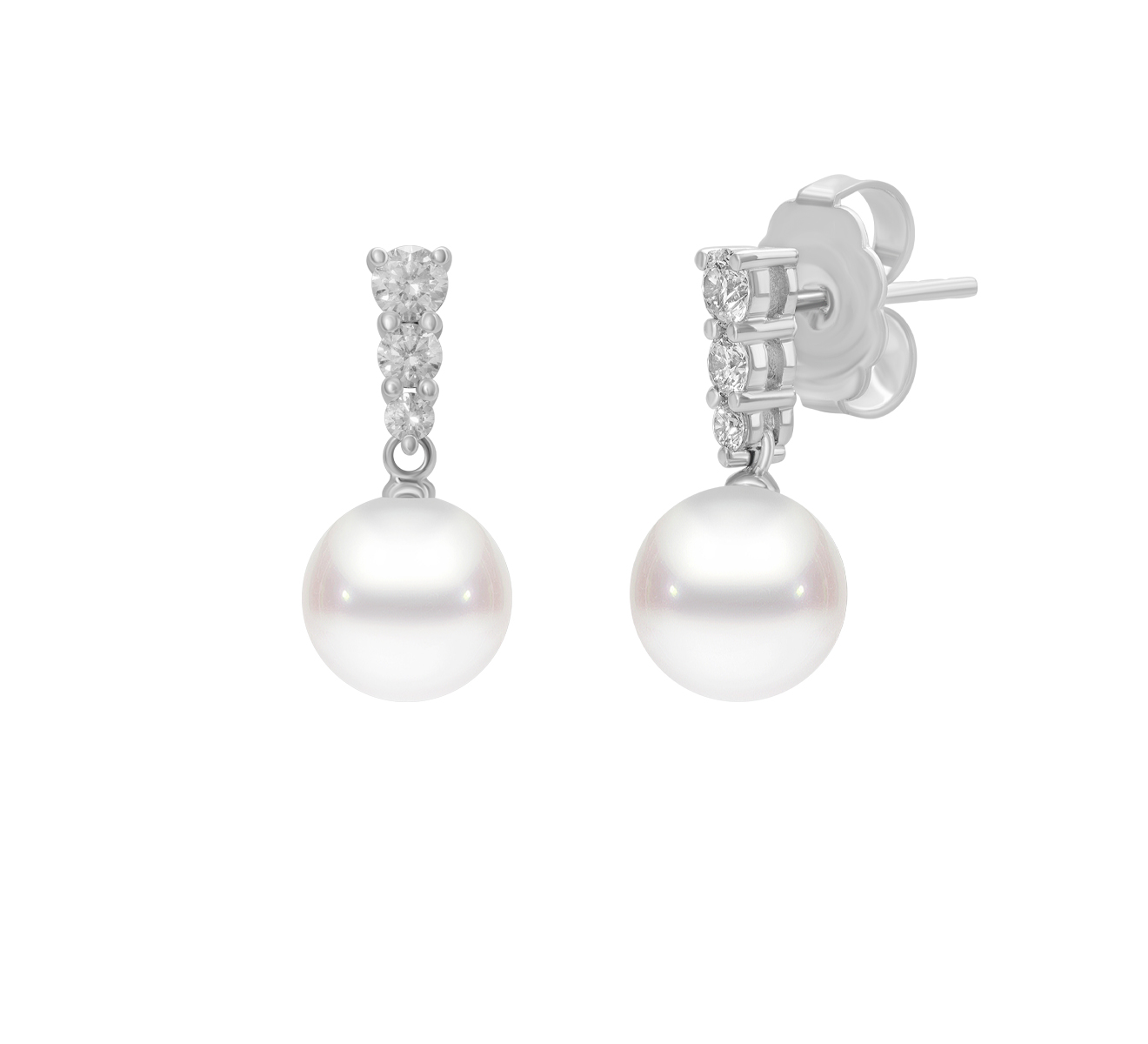 Серьги MIKIMOTO Morning Dew PEA 643 NDW - фото 2 – Mercury