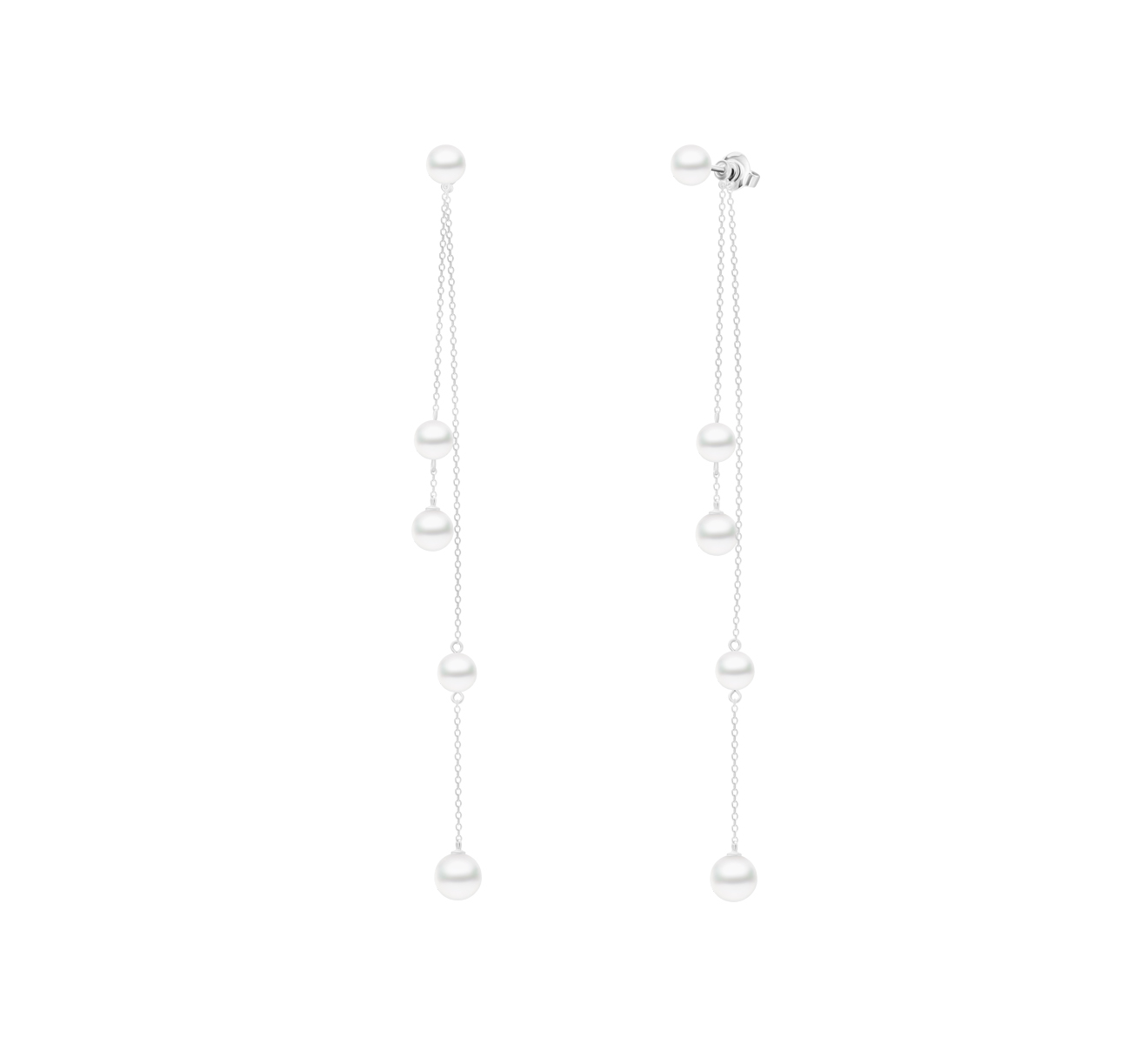 Серьги MIKIMOTO Classic MEH 10018 AXXW - фото 2 – Mercury