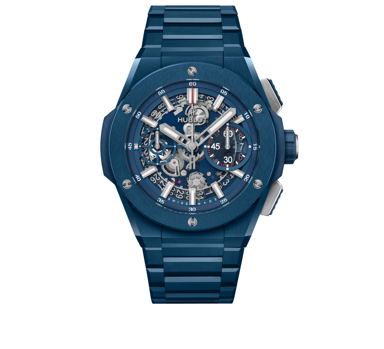 Часы Integral Blue Ceramic HUBLOT Big Bang 451.EX.5123.EX - фото 1 – Mercury