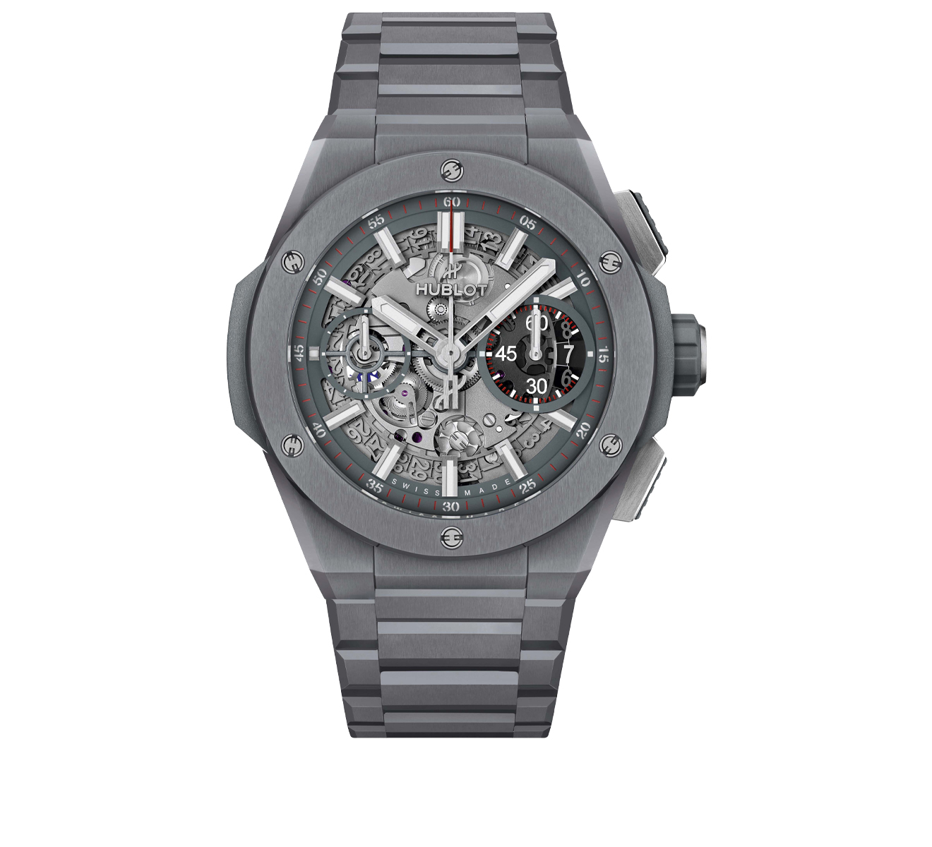 Часы Integrated Grey Ceramic HUBLOT Big Bang 451.FX.6923.FX - фото 1 – Mercury