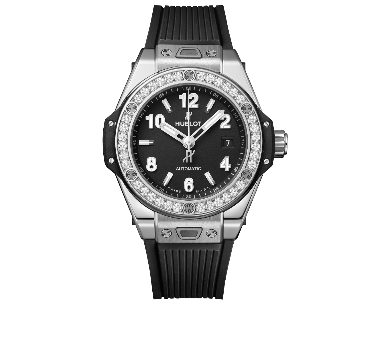 Часы One Click Steel Diamonds HUBLOT Big Bang 485.SX.1170.RX.1204 - фото 1 – Mercury