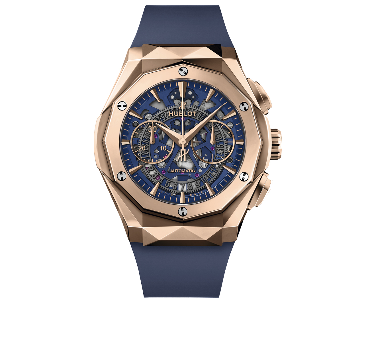 Часы Aerofusion Chronograph Orlinski King Gold Blue HUBLOT Classic Fusion 525.OX.5180.RX.ORL21 - фото 1 – Mercury