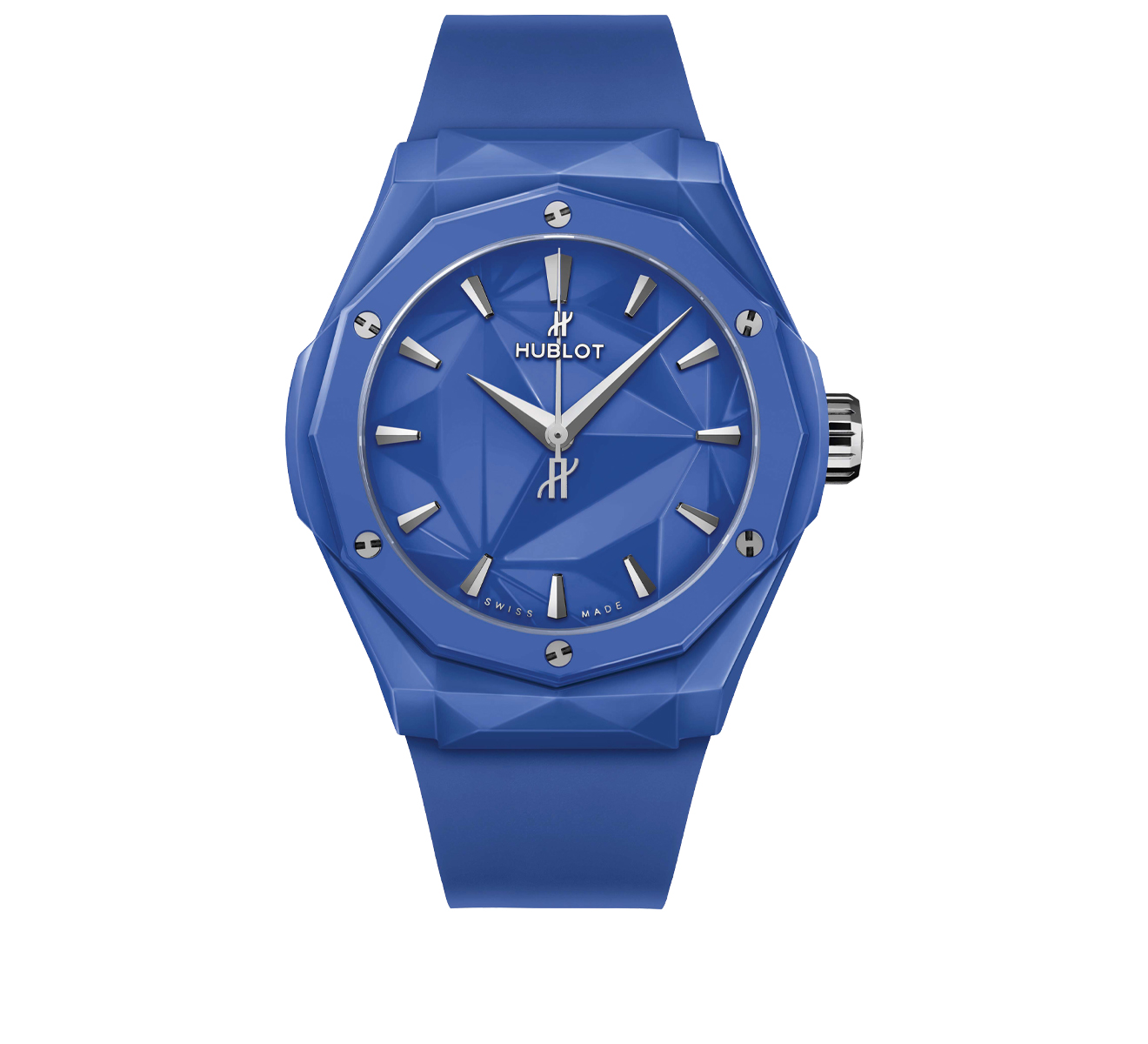 Часы Classic Fusion Orlinski Blue Ceramic HUBLOT Classic Fusion 550.ES.5100.RX.ORL21 - фото 1 – Mercury