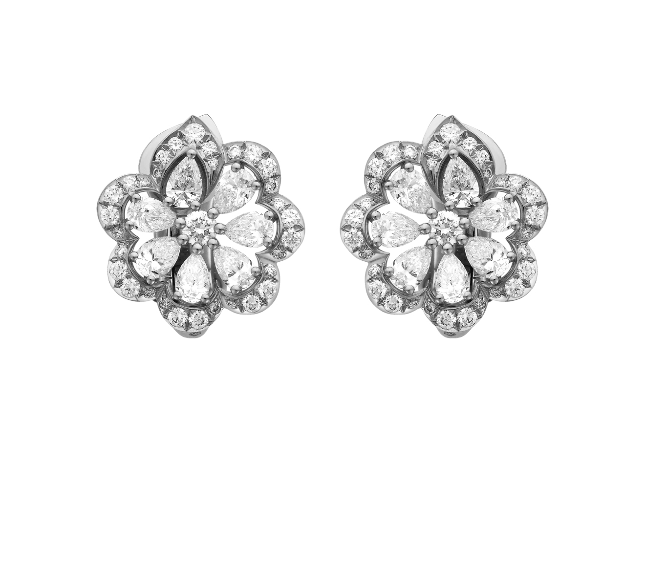 Серьги Chopard Precious Lace 848347-1001 - фото 1 – Mercury