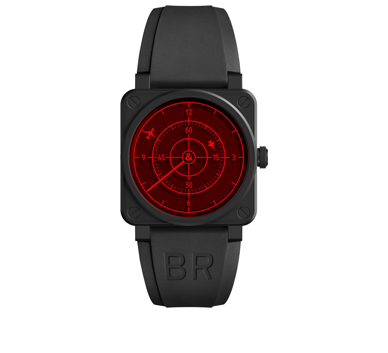 Часы Red Radar Ceramic Bell&Ross BR 03 BR0392-RRDR-CE/SRB - фото 1 – Mercury