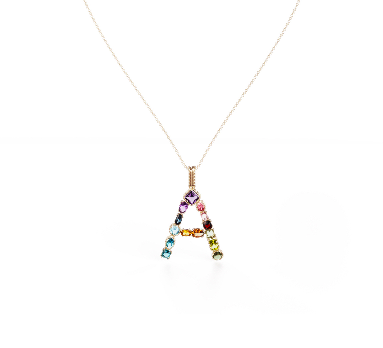 Колье DOLCE&GABBANA Rainbow alphabet WAMR2G WMIXA Z0000 - фото 1 – Mercury