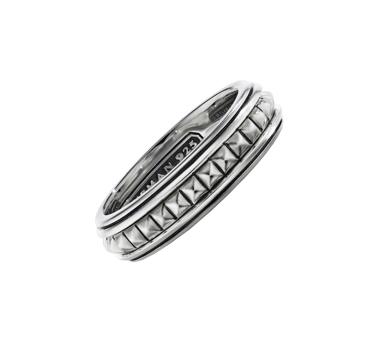 Кольцо DAVID YURMAN Pyramid R25481MSS - фото 1 – Mercury