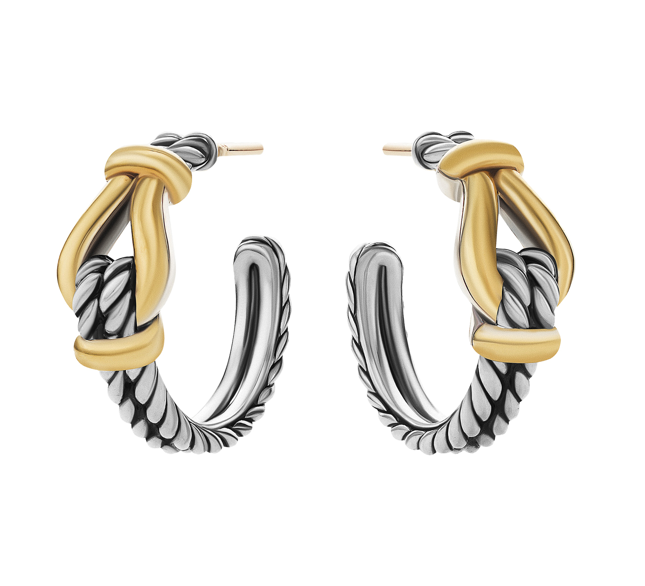 Серьги DAVID YURMAN Thoroughbred E16862 S8 - фото 1 – Mercury