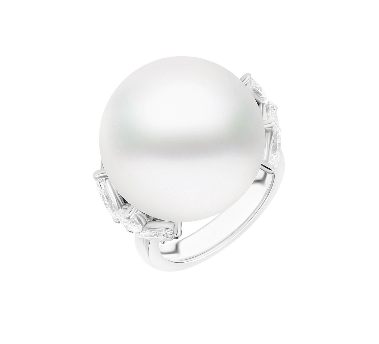 Кольцо MIKIMOTO Classic MRA 10270 NDXW - фото 1 – Mercury