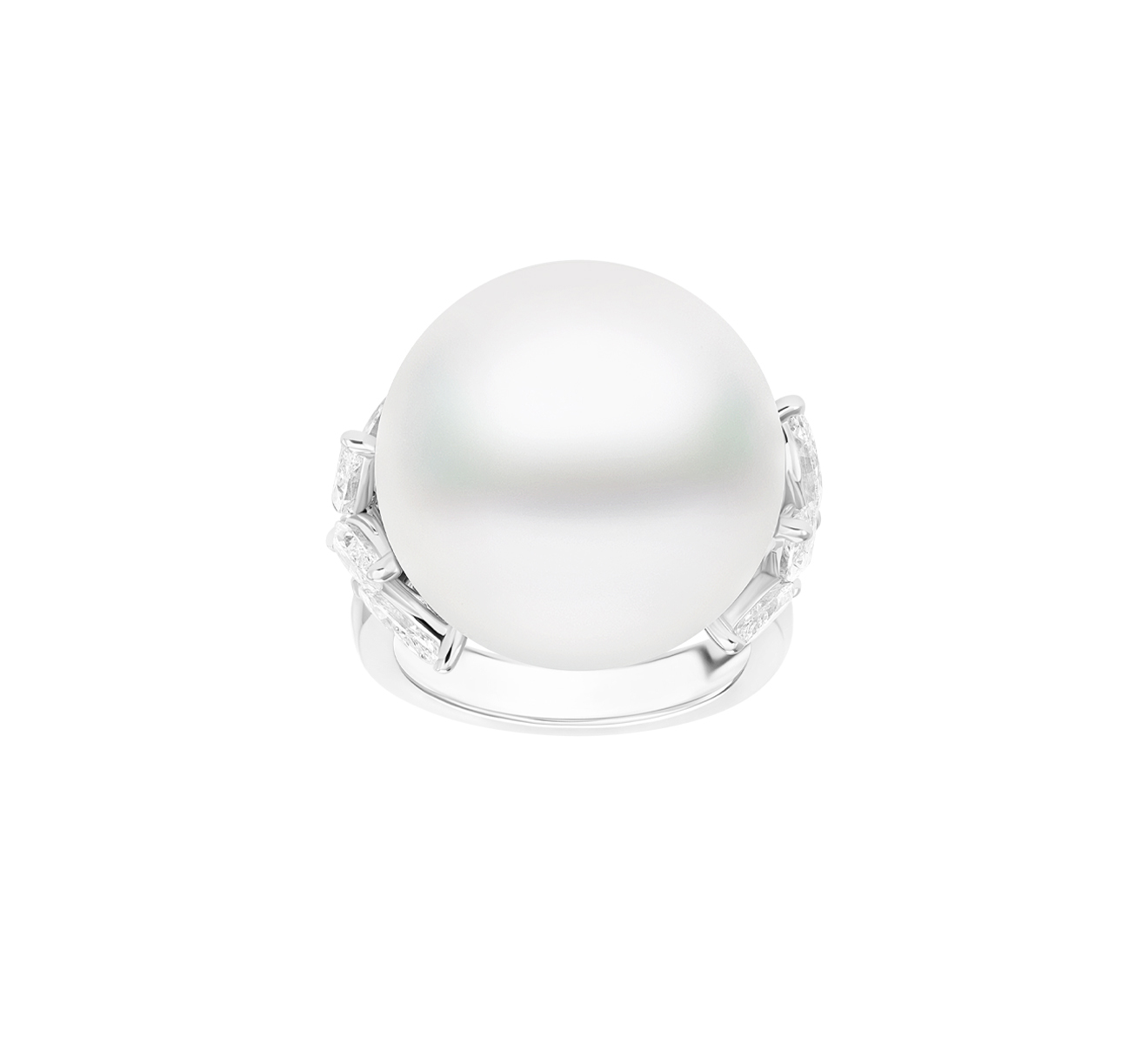 Кольцо MIKIMOTO Classic MRA 10270 NDXW - фото 4 – Mercury