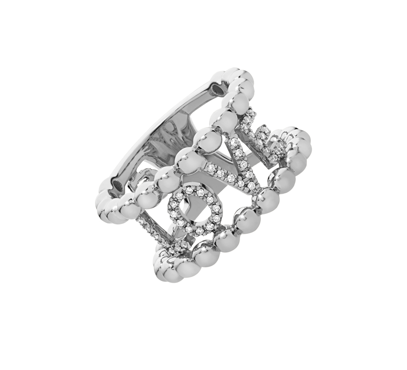 Кольцо LOVE CASATO Boutique MX-1404BT-W - фото 1 – Mercury