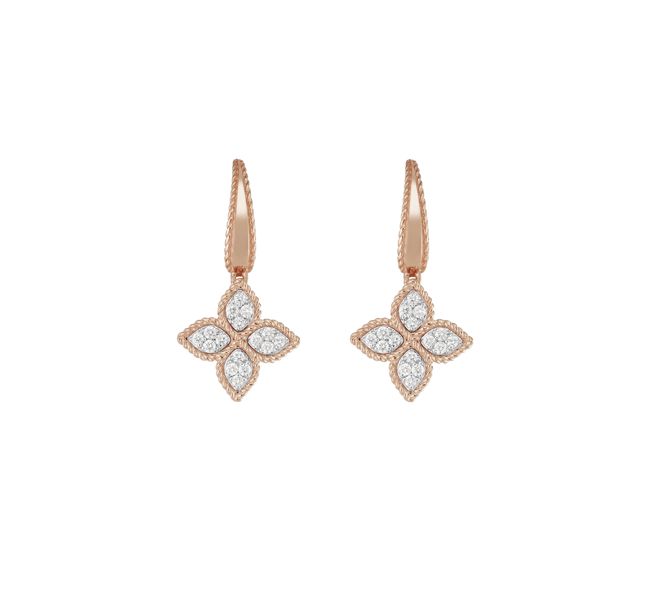 Серьги Roberto Coin Princess Flower ADR777EA1088(RW) - фото 1 – Mercury