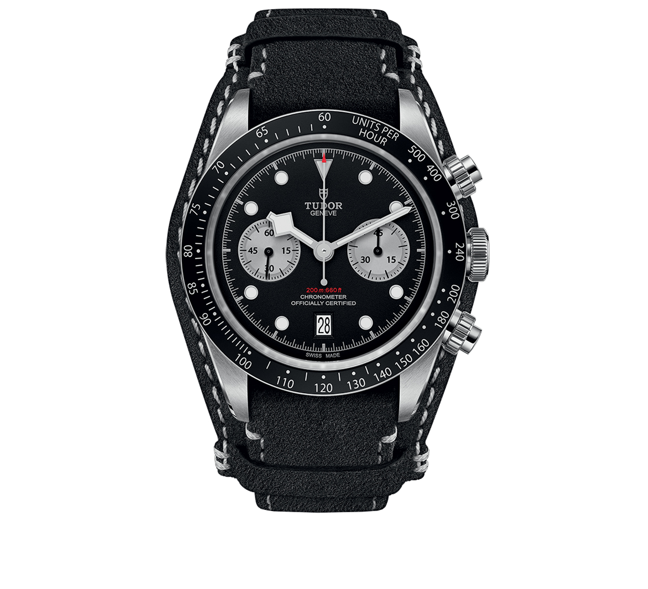 Часы Black Bay Chrono Tudor Black Bay 79360N/CALF BLACK/BLACK - фото 1 – Mercury