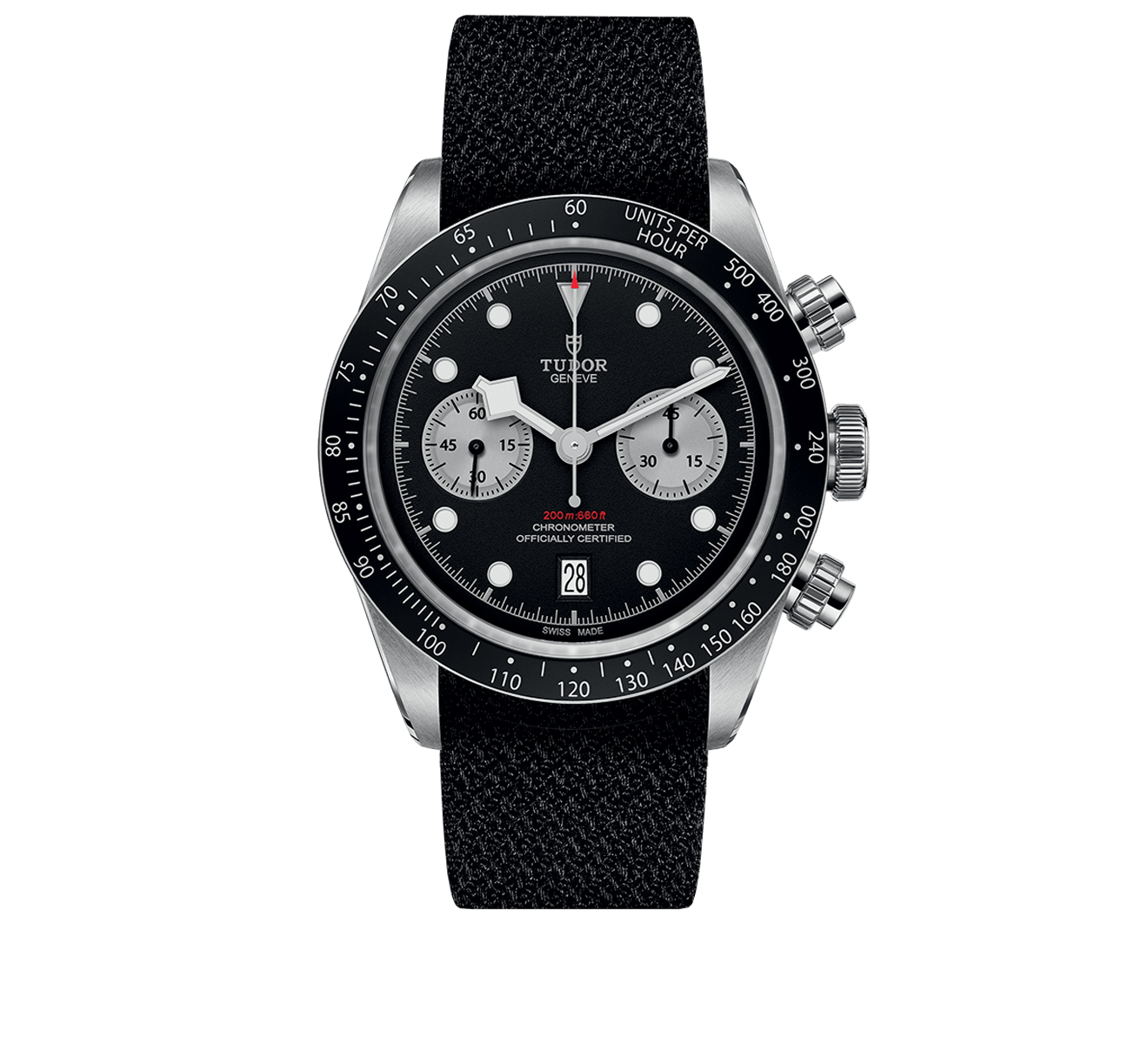 Часы Black Bay Chrono Tudor Black Bay 79360N/FABRIC BLACK/BLACK - фото 1 – Mercury