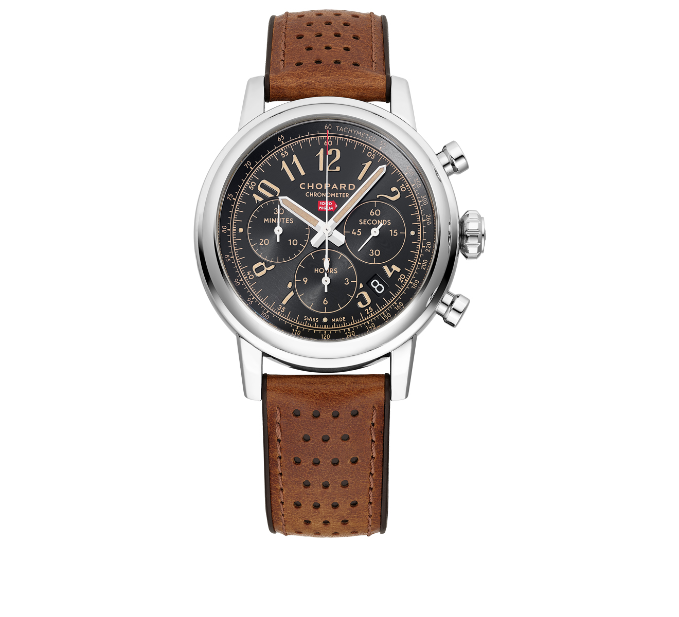Часы Mille Miglia Classic Chronograph Raticosa Chopard Classic Racing 168589-3034 - фото 1 – Mercury