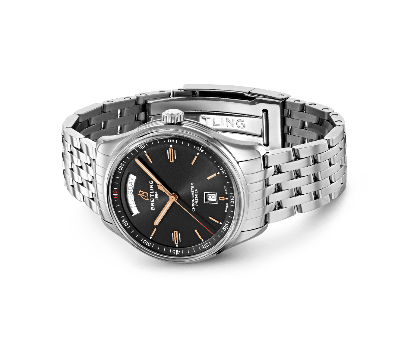 Часы Premier Automatic Day & Date 40 Breitling Premier A45340241B1A1 - фото 3 – Mercury